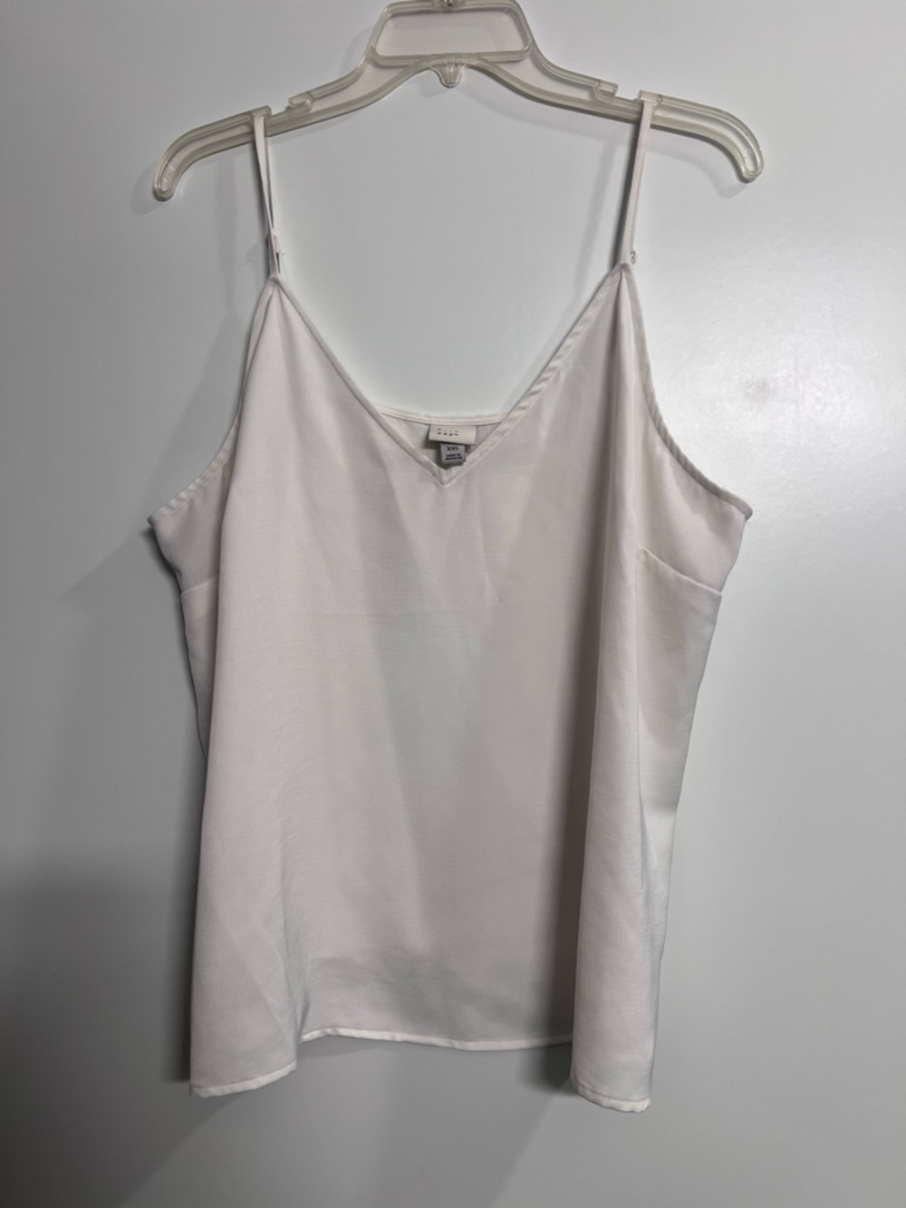 A new day white spaghetti strap top